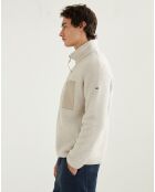 Veste Polaire Aiw22Mfle013 sable