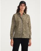 Chemise Aiw22Wshi009 ébène/vert