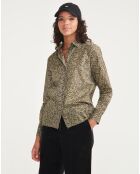 Chemise Aiw22Wshi009 ébène/vert