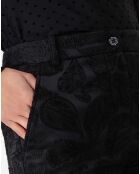 Pantalon Baker jacquard noir
