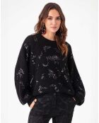 Pull en Alpaga mélangé Kay noir