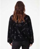 Pull en Alpaga mélangé Kay noir