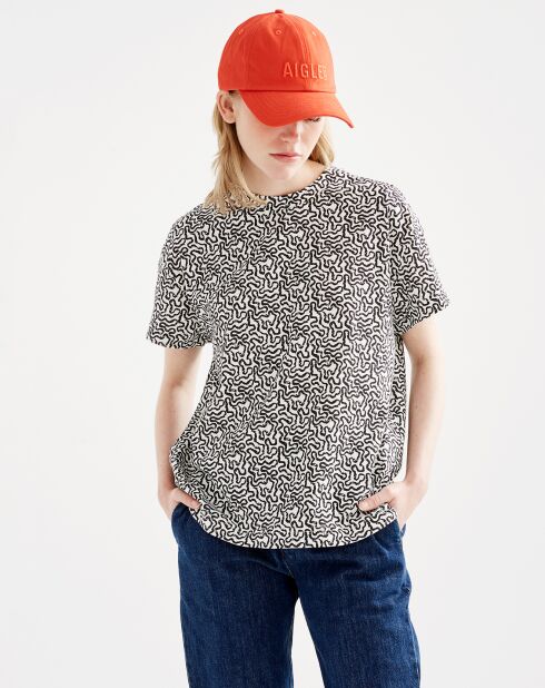 T-Shirt Ais23Wtsh008 lait/noir