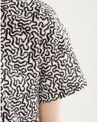 T-Shirt Ais23Wtsh008 lait/noir