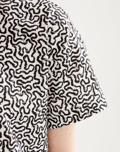 T-Shirt Ais23Wtsh008 lait/noir