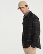 Chemise en Laine mélangée Aiw23Mshi002 ébène