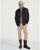 Chemise en Laine mélangée Aiw23Mshi002 ébène