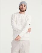 Pull en Laine & Coton Aiw23Mkni003 lait