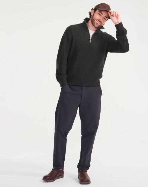 Pull en Laine mélangée Aiw23Mkni004 noir