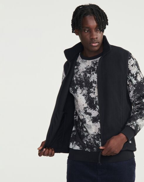 Veste Polaire sans manches Aiw23Mfle009 noir