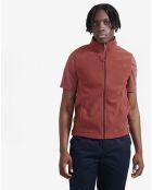 Veste Polaire sans manches Aiw23Mfle009 sienne