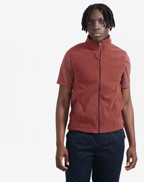 Veste Polaire sans manches Aiw23Mfle009 sienne