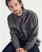 Chemise en Laine mélangée Aiw23Mshi001 grise