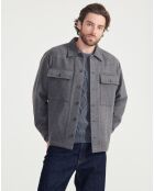 Chemise en Laine mélangée Aiw23Mshi001 grise