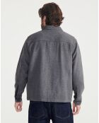 Chemise en Laine mélangée Aiw23Mshi001 grise