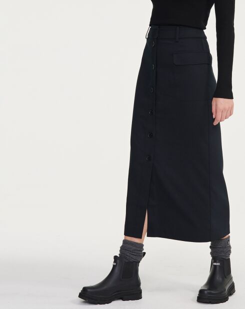 Jupe Aiw23Wbot005 noire