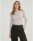 T-Shirt 100% Laine Aiw23Wtsh001 sable