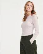 T-Shirt 100% Laine Aiw23Wtsh001 sable