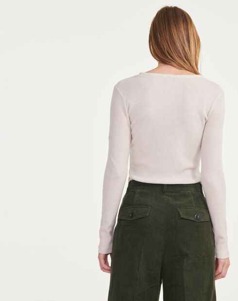 T-Shirt 100% Laine Aiw23Wtsh001 sable