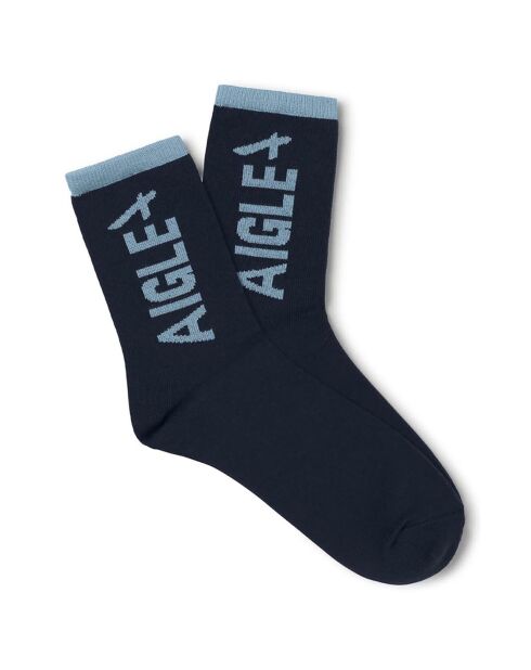 2 Paires de chaussettes Ais23Ksoc001 marine