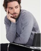 Pull 100% Laine Aiw23Mkni012 heather grey