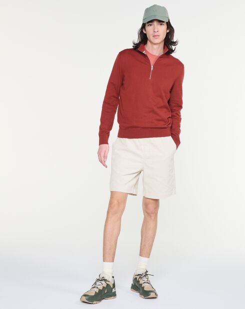 Pull Ais24Mkni001 sienne