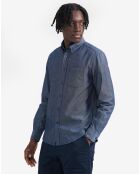Chemise Ais24Mshi001 dark chambray