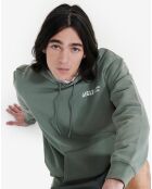 Sweat à capuche Ais24Mswe003 romarin