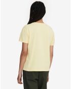 T-Shirt en Coton Bio Ais24Wtsh007 blé