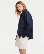 Veste en Coton Bio Ais23Wout024 brut denim