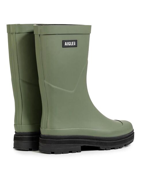 Bottes mid cut Mid Rain olivine