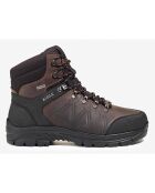 Chaussures de marche en Cuir Klippe marron foncé