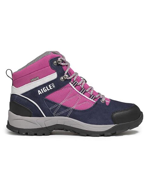 Chaussures de marche en Cuir Mooven Mid Mtdw darknavy/dahlia
