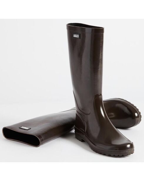 Bottes high cut Eliosa cacao