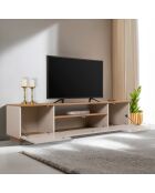 Meuble TV Veramont cashmere/pin atlantique - 180x44.6x44.5 cm