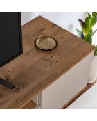 Meuble TV Veramont cashmere/pin atlantique - 180x44.6x44.5 cm