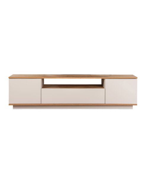 Meuble TV Veramont cashmere/pin atlantique - 180x44.6x44.5 cm