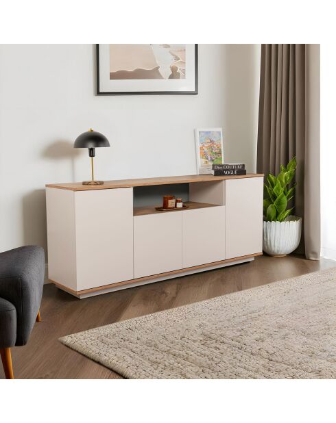 Buffet Arista cashmere/pin atlantique - 180x75x44.5 cm