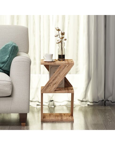 Table d'appoint Albeni pin atlantique - 29.6x54.2x29.6 cm