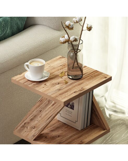 Table d'appoint Albeni pin atlantique - 29.6x54.2x29.6 cm