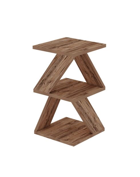 Table d'appoint Albeni pin atlantique - 29.6x54.2x29.6 cm