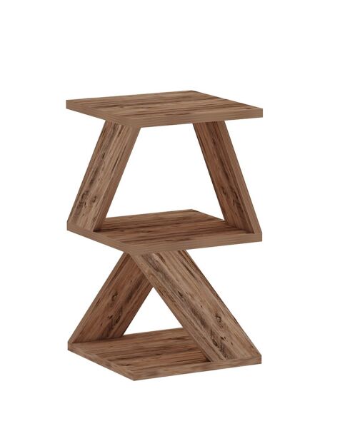 Table d'appoint Albeni pin atlantique - 29.6x54.2x29.6 cm