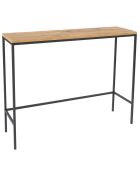 Console Canvas noire - 100x80x30 cm