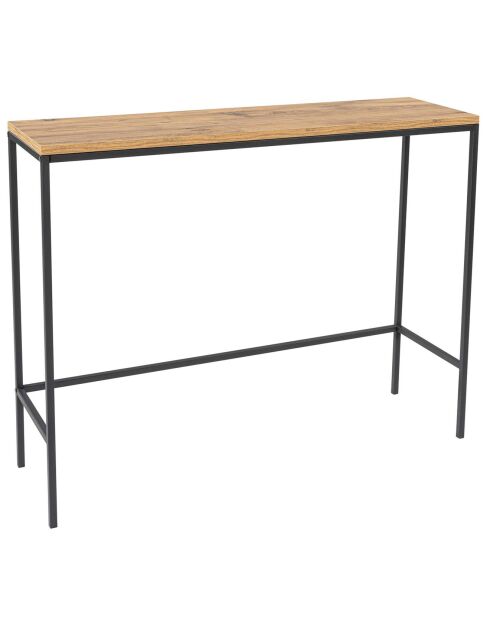 Console Canvas noire - 100x80x30 cm