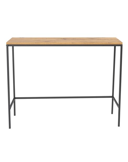 Console Canvas noire - 100x80x30 cm