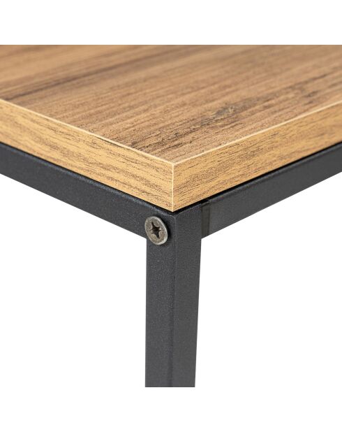 Console Canvas noire - 100x80x30 cm