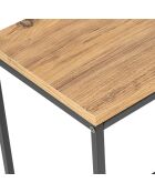 Console Canvas noire - 100x80x30 cm