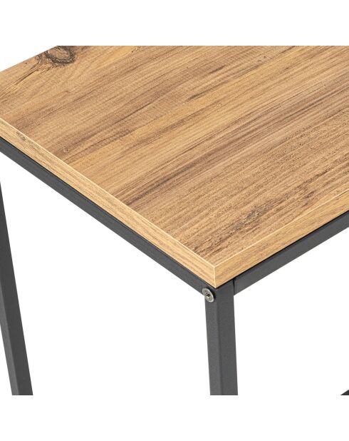 Console Canvas noire - 100x80x30 cm