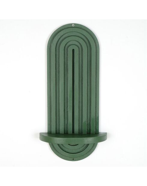 Etagère murale Raf verte - 40x20x9 cm