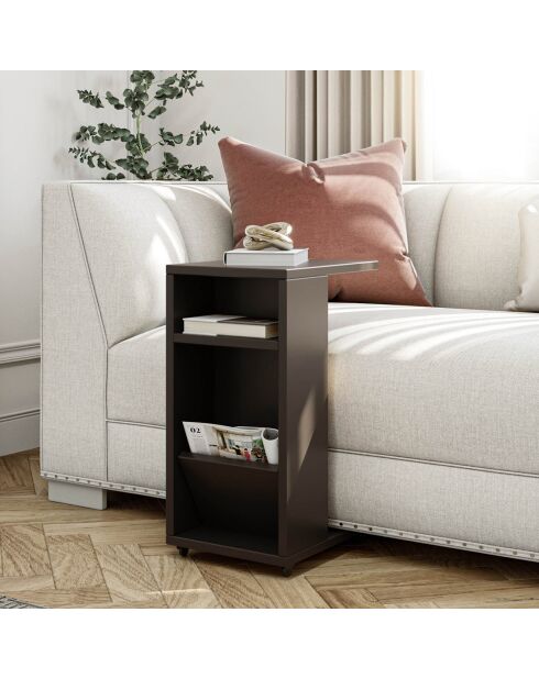 Table d'appoint Filinta anthracite - 30x63x40 cm